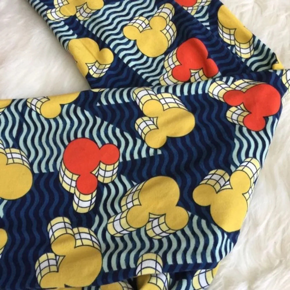 LULAROE | Disney Mickey Mouse Leggings O/S - Picture 2 of 6